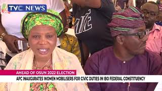 Osun 2022: APC Inaugurates Women Mobilisers For Civic Duties In Ibo Federal Constituency