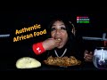 My Favorite African Food Egusi Soup and Fufu ASMR