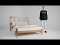 walker edison co assemby tips u0026 tricks bedroom mid century modern slatted wood queen bedframe