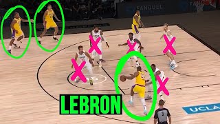 Lebron James MASTERMIND Plays vs Clippers