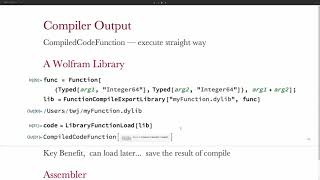 Advances in the Wolfram Compiler