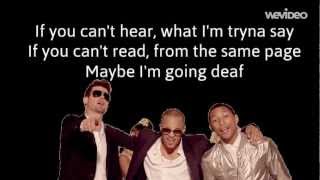 Robin Thicke feat. T.I, Pharrell - Blurred Lines (Lyrics Video)