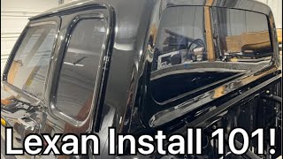 How To Cut \u0026 Install Lexan Windows!