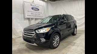 Shadow Black 2017 Ford Escape TITANIUM Review - MacPhee Ford