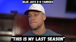Aaron Judge ANNOUNCES RETIREMENT - Post Game Interview - Blue Jays vs Yankees
