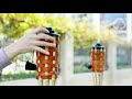 lanmu bamboo torch refill canisters diy garden torch decor