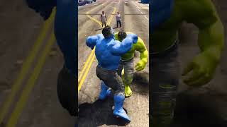 Angry Hulk Saved Franklin And Jimmy From Blue Hulk #shorts