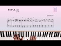 BTS (방탄소년단) 'Best Of Me' 조금 쉬운 피아노 악보 little easy piano sheet