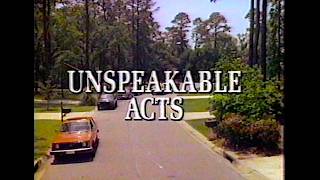 UNSPEAKABLE ACTS - TV MOVIE 1990 - FULL VHS RIP LOST AND FOUND BEST ONLINE + COMMERCIAL - CKCO-TV