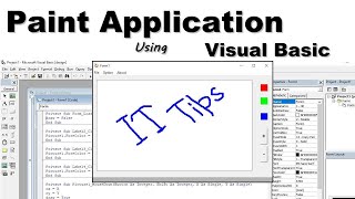 how to make simple ms paint application in visual basic