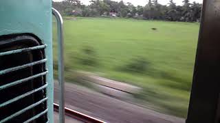 53047 UP  HWH RPH VISWBHARATI  VERY HIGH SPEED PAST PANDUA STATION