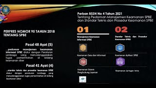 Sosialisasi Peraturan BSSN Nomor 4 Tahun 2021 | BSSN