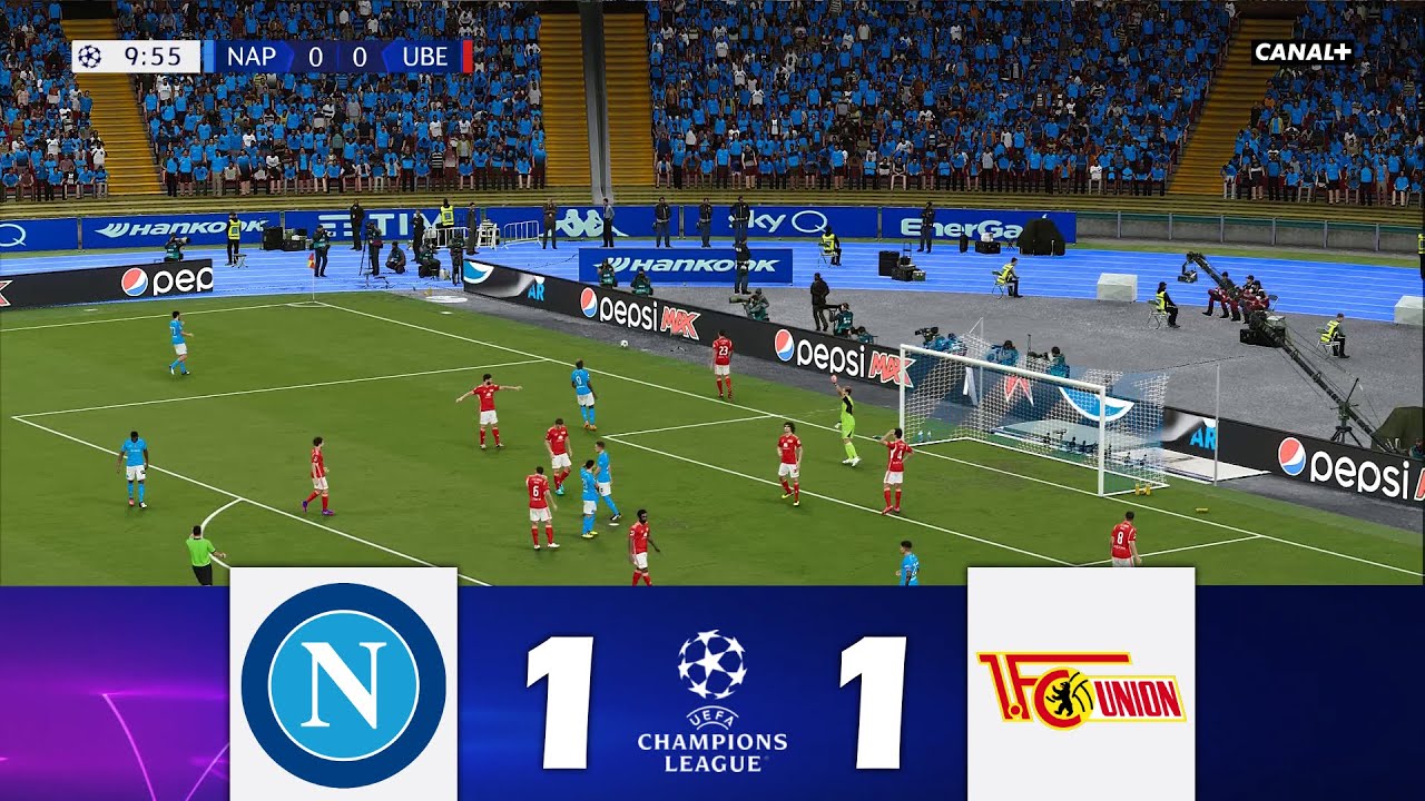 SSC Napoli Vs. Union Berlin [1-1] | UEFA Champions League 2023/24 ...