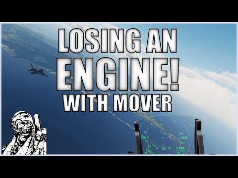 Simulated Engine Failure training in the DCS F-16