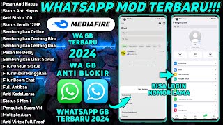 WhatsApp GB Terbaru 2024!! WA MOD ANTI BLOKIR TERBARU || Bisa Login Nomor Lama 🔥 | RcMods