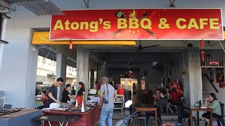 Santai Petang Di ATONG’S BBQ&CAFE,Panggang Babi Paling Enak Di Miri…//