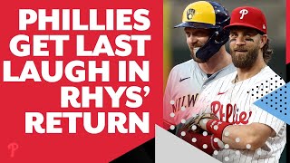 Hoskins' homers in his return, but Dahl and the Phillies get the best of the Bre
