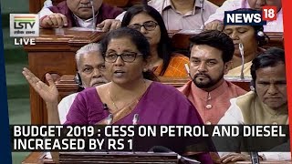 Budget 2019 | Petrol and Diesel Gets Costlier By Rs 1