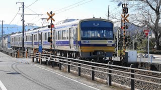 伊豆箱根鉄道・駿豆線【№55】仲丸公園踏切・通過・走行映像　静岡県伊豆の国市田京