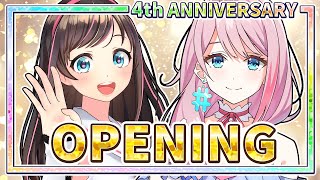 【#アイちゃん4周年】チャンネル開設４周年！深夜までぶっ通し配信！loveちゃんとオープニング！