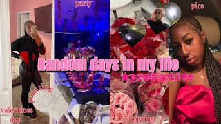 RANDOM DAYS IN MY LIFE | parties, valentines day, painting, pics, dinner, and more| mayameraki