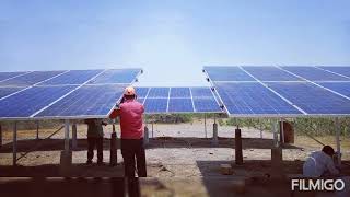 20HP 3-Phase Solar Pump.8 km Pipeline.  Swadesh Power Solar Energy Contact: 9657311160 Ahmednagar MH