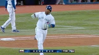 BAL@TOR: Encarnacion connects on a three-run shot