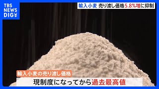 4月以降の輸入小麦の売り渡し価格　値上げ率を5.8%に抑制…政府は家計負担軽減につなげたい考えも物価高に対する効果は限定的との指摘も｜TBS NEWS DIG