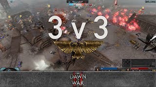 Dawn of War 2 - 3v3 | eM7 + Inekura + Cynter [vs] Der TodesKnopf + Pidor + SomeoneElse