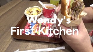 ウェンディーズファーストキッチン🍔に食べに行く！【Webdy's First Kitchen】File No.156