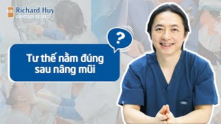 Tư thế nằm đúng sau nâng mũi | #Shorts