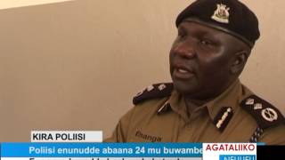 Poliisi enunudde abaana 24 mu buwambe