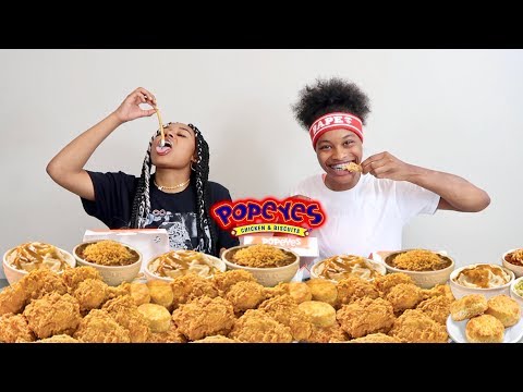 POPEYES FRIED CHICKEN MUKBANG!!! (HILARIOUS) POPEYES FRIED CHICKEN MUKBANG!!! (HILARIOUS)