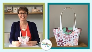 Paper Handbag Tutorial using Stampin' Up! Products