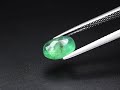 1.24 ct natural zambia emerald oval shape loose gemstone