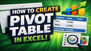 How to create a Pivot Table in Excel