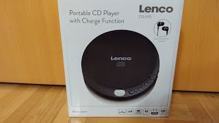 Lenco CD-010 Portable CD Player Unboxing