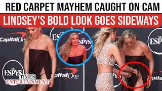 Lindsey Vonn’s Risky Look Nearly Slips: Olympic Champ Reacts After ESPY Awards Wardrobe Mishap