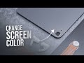 How to Change the Color of Your iPad Screen (tutorial)