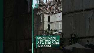 Ukrainian military expert has highlighted extensive devastation of building in Odesa #shorts