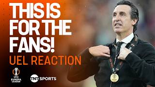 Unai Emery on winning his fifth Europa League title after Aston Villa beat Freiburg in the final! 🤩