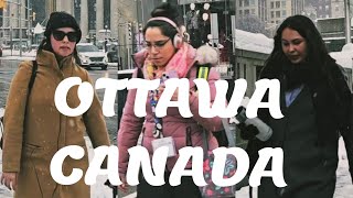 EXPLORING CANADA'S CAPITAL ON A SNOWY DAY!!!