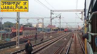 JABALPUR to Bheraghat Short Journey Coverage | Onboard 12192 Shridham Express ¦¦ JBP Trains Movement