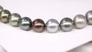 39pcs Multicolor 11-12mm - Tahitian Pearl Necklace NL1204