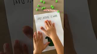 St. Patrick's Day Crafts Ideas for Kids | St Patrick's day Handprint Art Craft Cards to Make #shorts