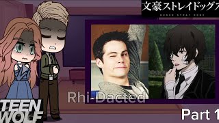 Teen Wolf Reacts to Stiles Stilinski as Dazai Osamu: Part 1 (Original?)