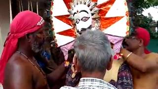 Sree Vadakurumba temple Festival - 2019.  Folklore dance/Vattamudiyattam.