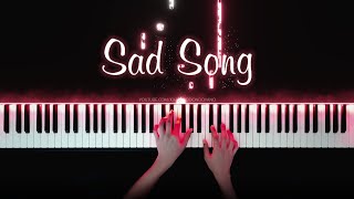 We The Kings - Sad Song | Piano Cover with Strings (with Lyrics & PIANO SHEET)
