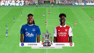 FIFA 23 | Everton vs Arsenal - Emirates FA Cup - PS5 Gameplay