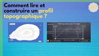 Comment observer une carte topographique/construire un profil topographique ?